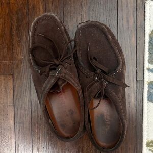 Clarks Wallabees Brown Suede Boots